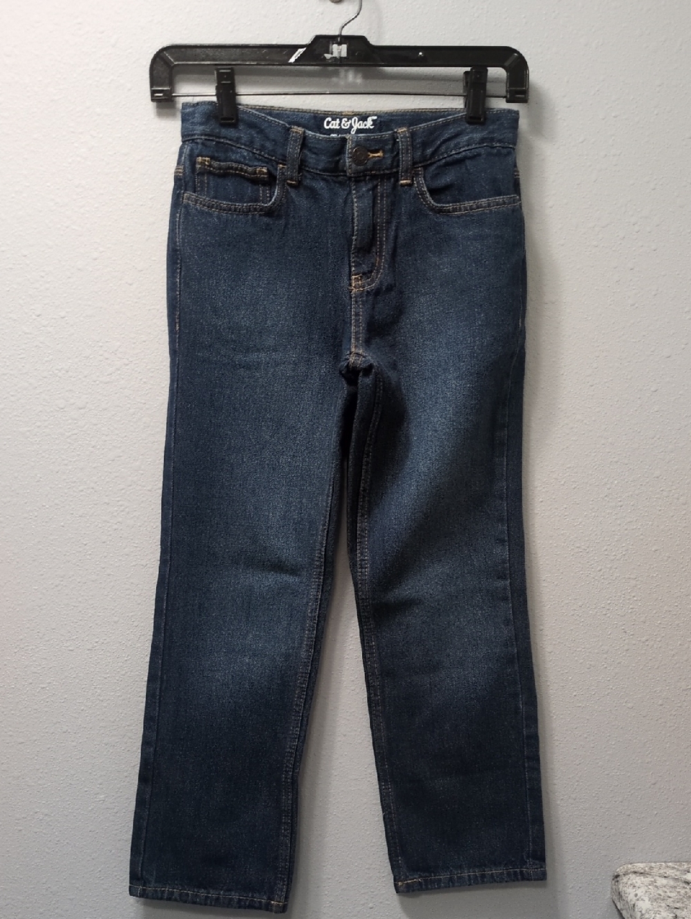Cat & Jack Dark Blue Kids Straight Jeans